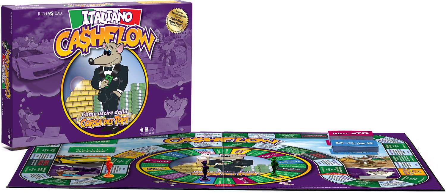 Rich Dad CASHFLOW Gioco educativo di Robert Kiyosaki per l'educazione finanziaria della famiglia la creazione di imprese gli investimenti e la gestione del denaro Opportunità di apprendimento ludiche