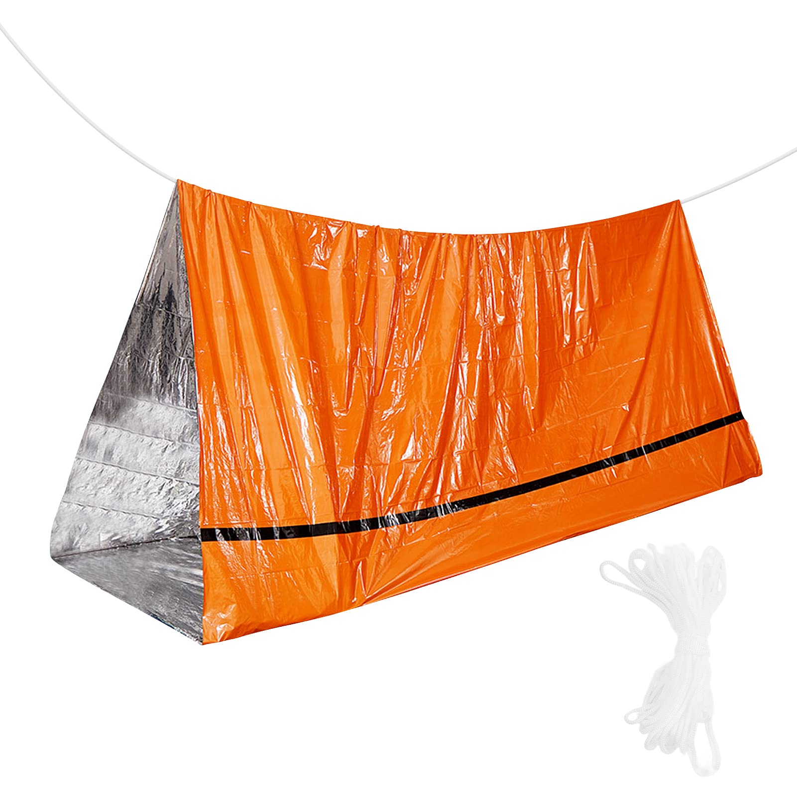 Pilipane Life Tent Emergency Survival Shelter, 2 Person Emergency Tent, Use As Survival Tent, Emergency Shelter, Tube Tent, Survival Tarp, for Hiking, Camping, & Outdoor Survival Kits : Sports & Outdoors