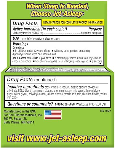 Ayuda nocturna de doble fuerza para dormir, 100 unidades