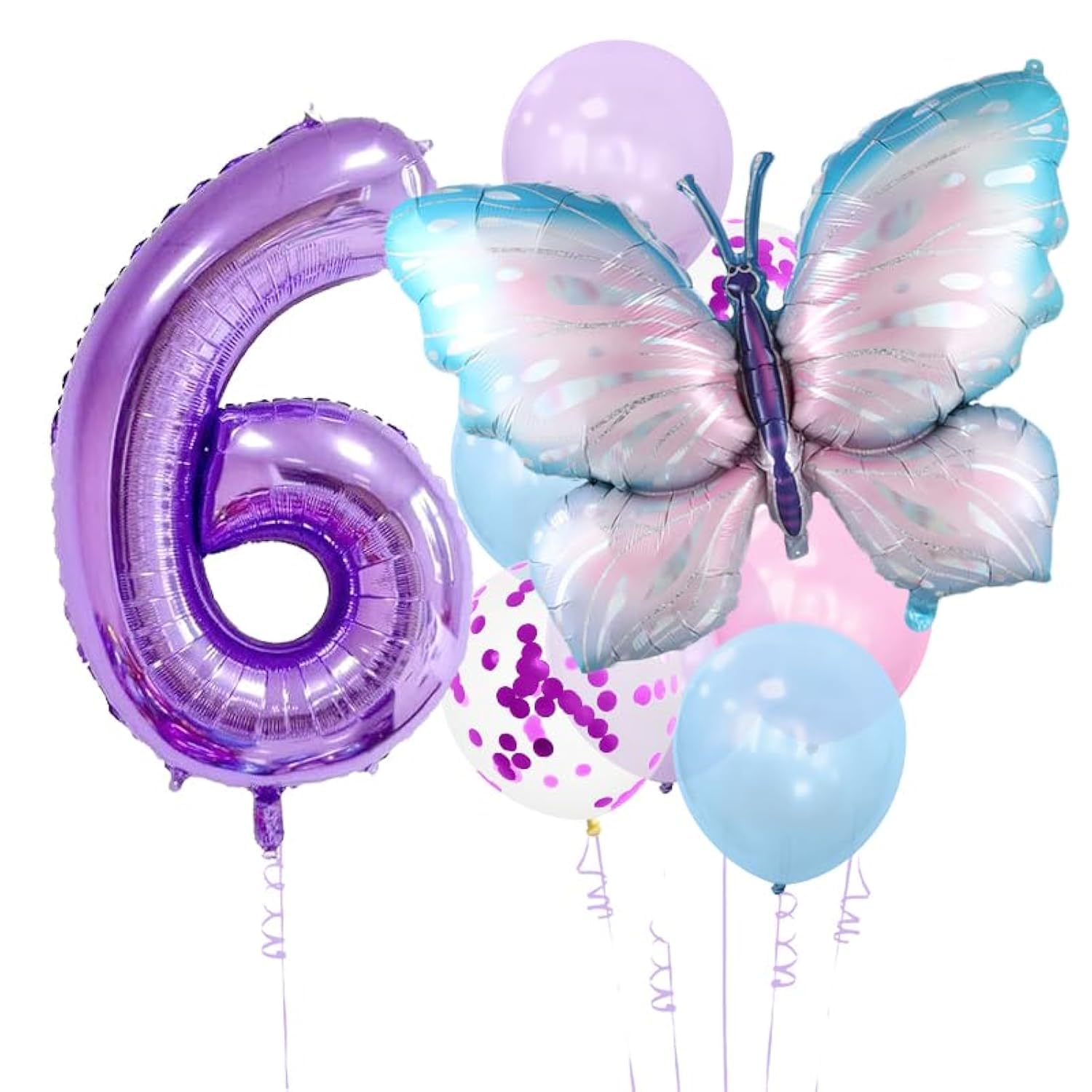 L BUTTON BUTTERFLY BOA ｜birthdaybash Amazon.com: Dokuna Purple Butterfly Birthday Decorations, 9