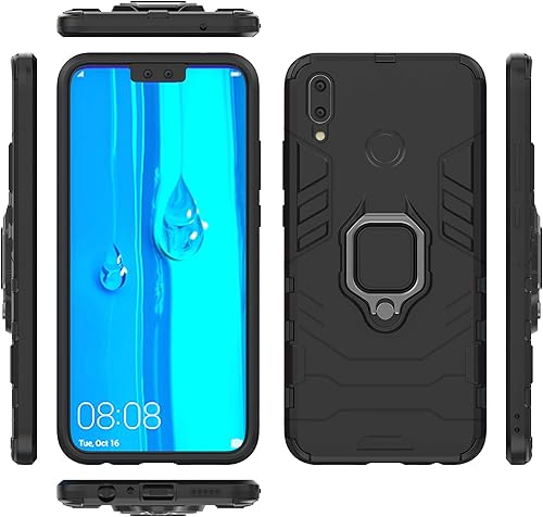 Miniatura 2 de Funda híbrida resistente a prueba de golpes para Huawei Y9 2019, protección de doble capa para Huawei Y9 2019  Enjoy 9 Plus Protector de pantalla de