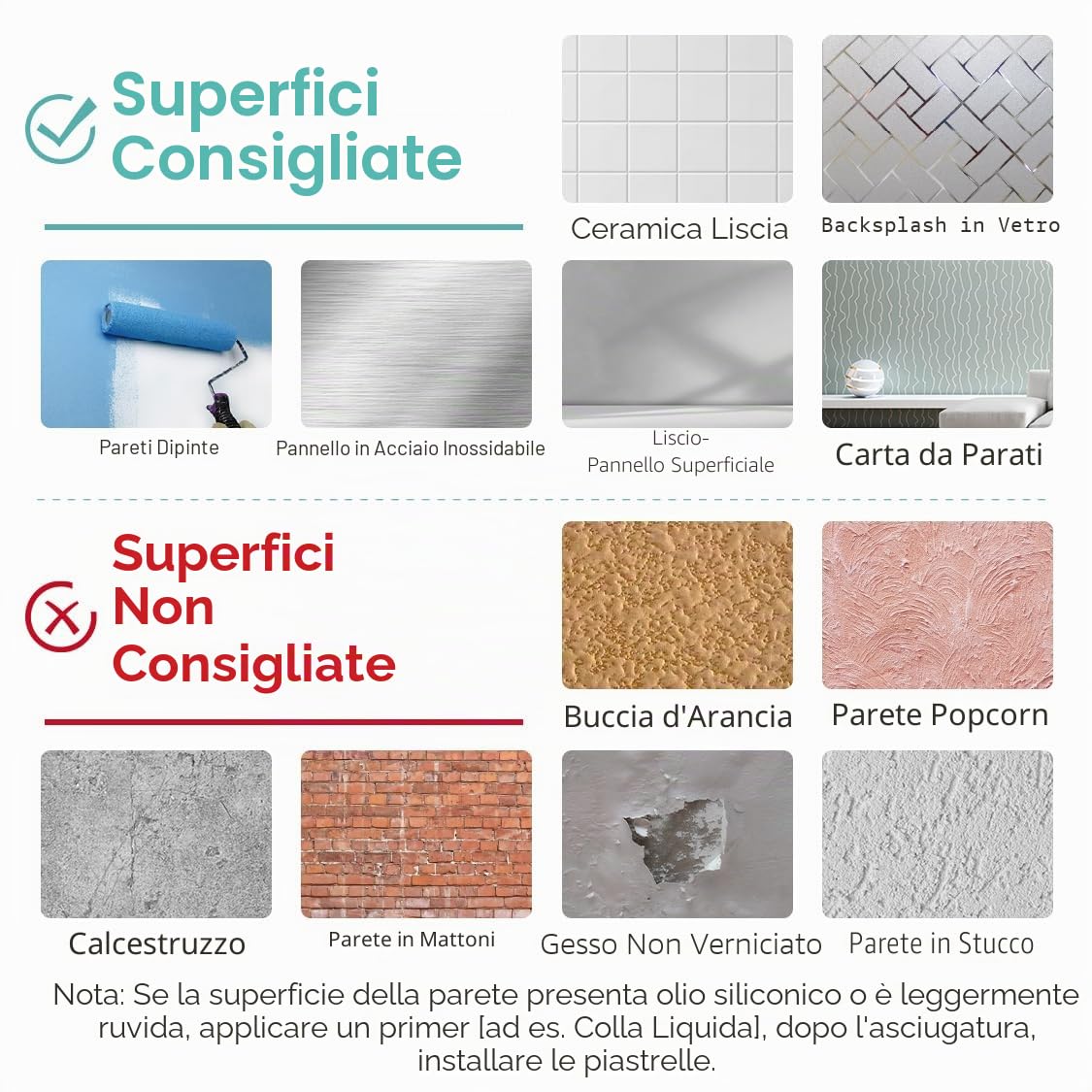 Commomy Più Spessi Paraschizzi Cucina Adesivo, Verde Salvia Piastrelle Mattonelle Adesive Bagno Vinile 3D Metro, Adesivi per Piastrelle Impermeabili(10 pezzi, 30,5 x 30,5 cm)