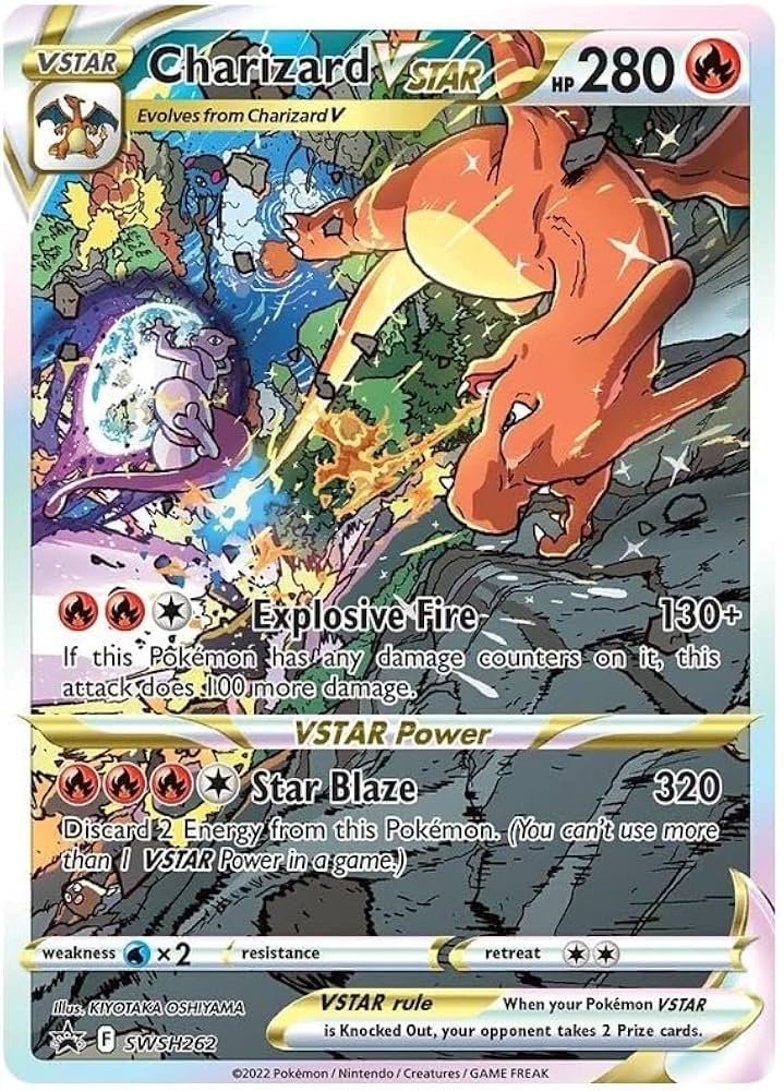 Charizard VSTAR SWSH262 karta promocyjna Pokemon (SWSH Promo