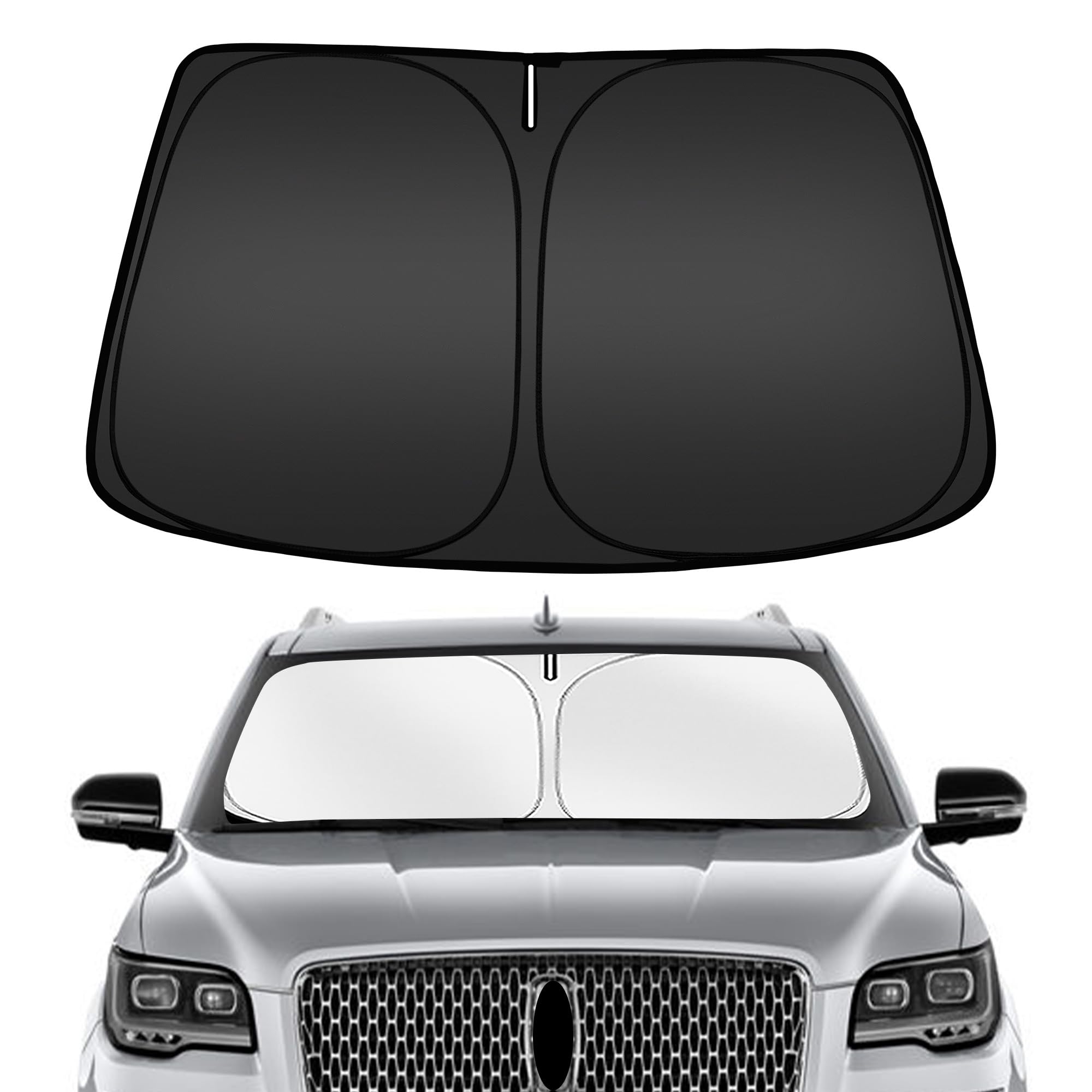 ARISMOTOR Windshield Sun Shade for Lincoln Navigator 2018-2026 2027