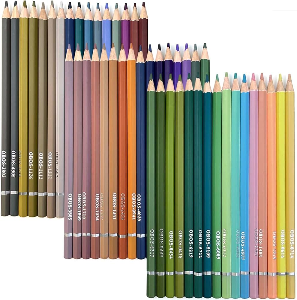 Amazon | Morandi (モランディ) 48色色鉛筆 油性ソフトコア色鉛筆