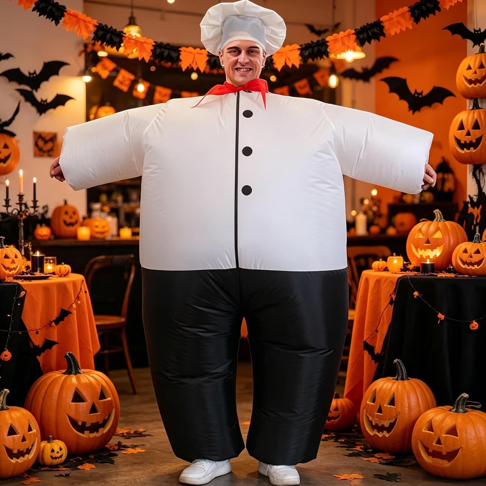 Kostium dmuchany dla dorosłych na Halloween, gotowanie na imprezę, strój