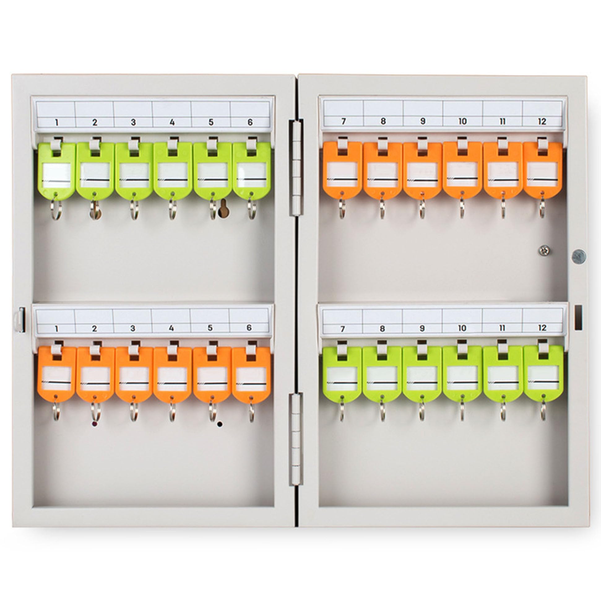Armoire à clés verrouillables Sto : armoire métallique compacte pour 24 clés auto