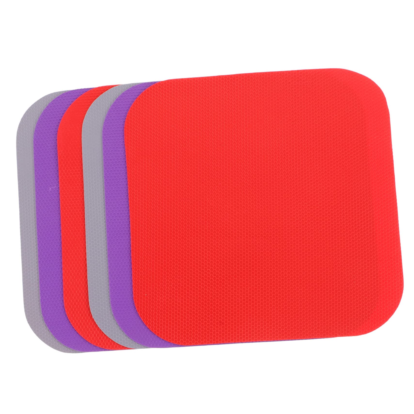 Alipis 6Pcs Jar Opener Grip Pads Non Slip Rubber Mat for Easy Lid Opening Kitchen Coaster for Elderly and Weak Hands Includes Pads