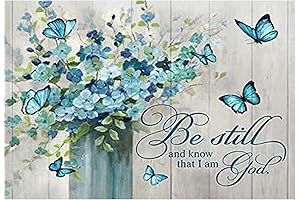 BOHADIY Diamond Painting Kits for Adults and Kids, Blutterfly Flower God Diamond...