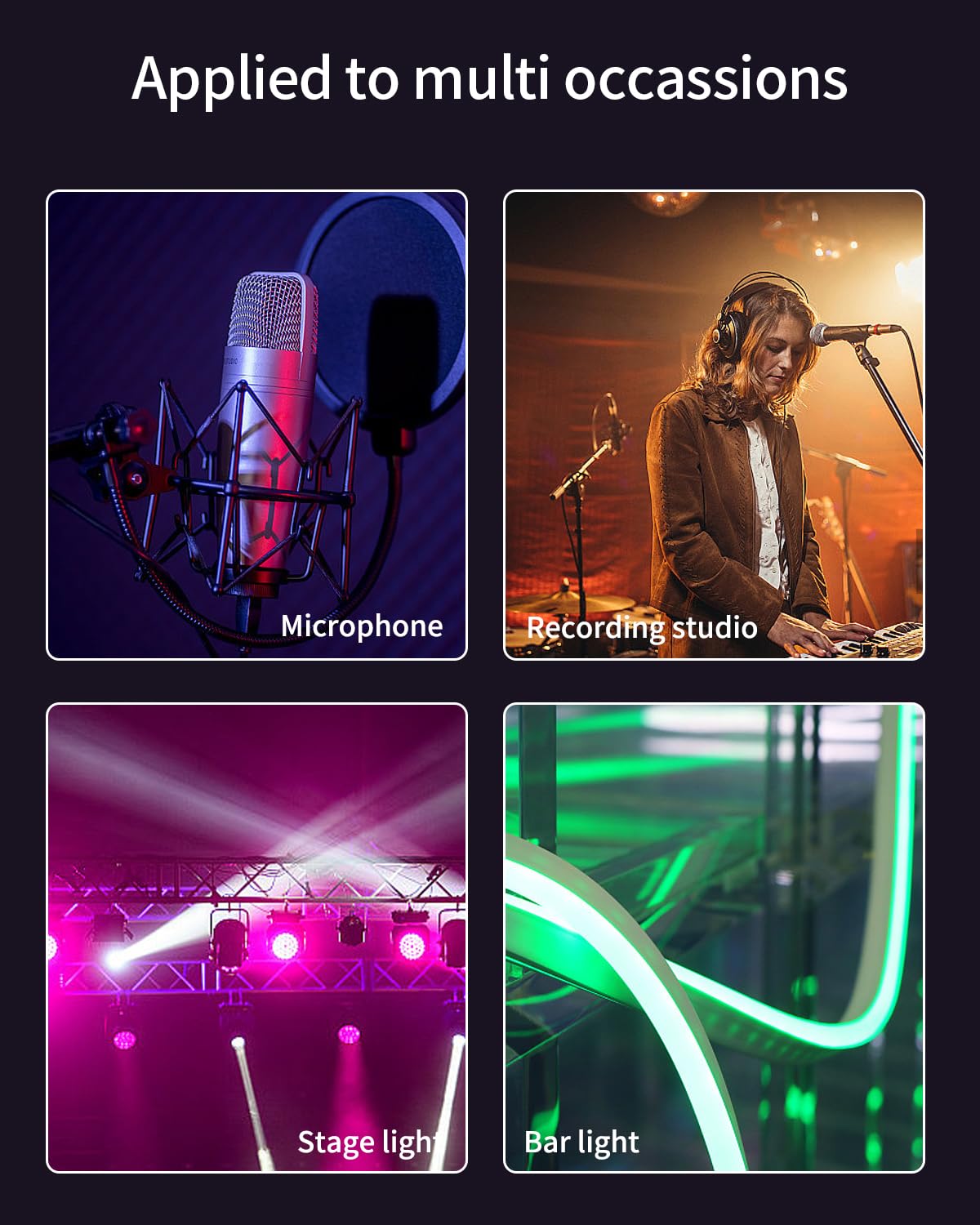Xespis 6 Stück 5M XLR Kabel Premium Symmetrisches XLR Mikrofonkabel, Pin DMX Microphone Signal Cable Connection Cable Stecker auf Buchse DMX Mikrofonkabel für Studioaufnahmen und Live-Produktion
