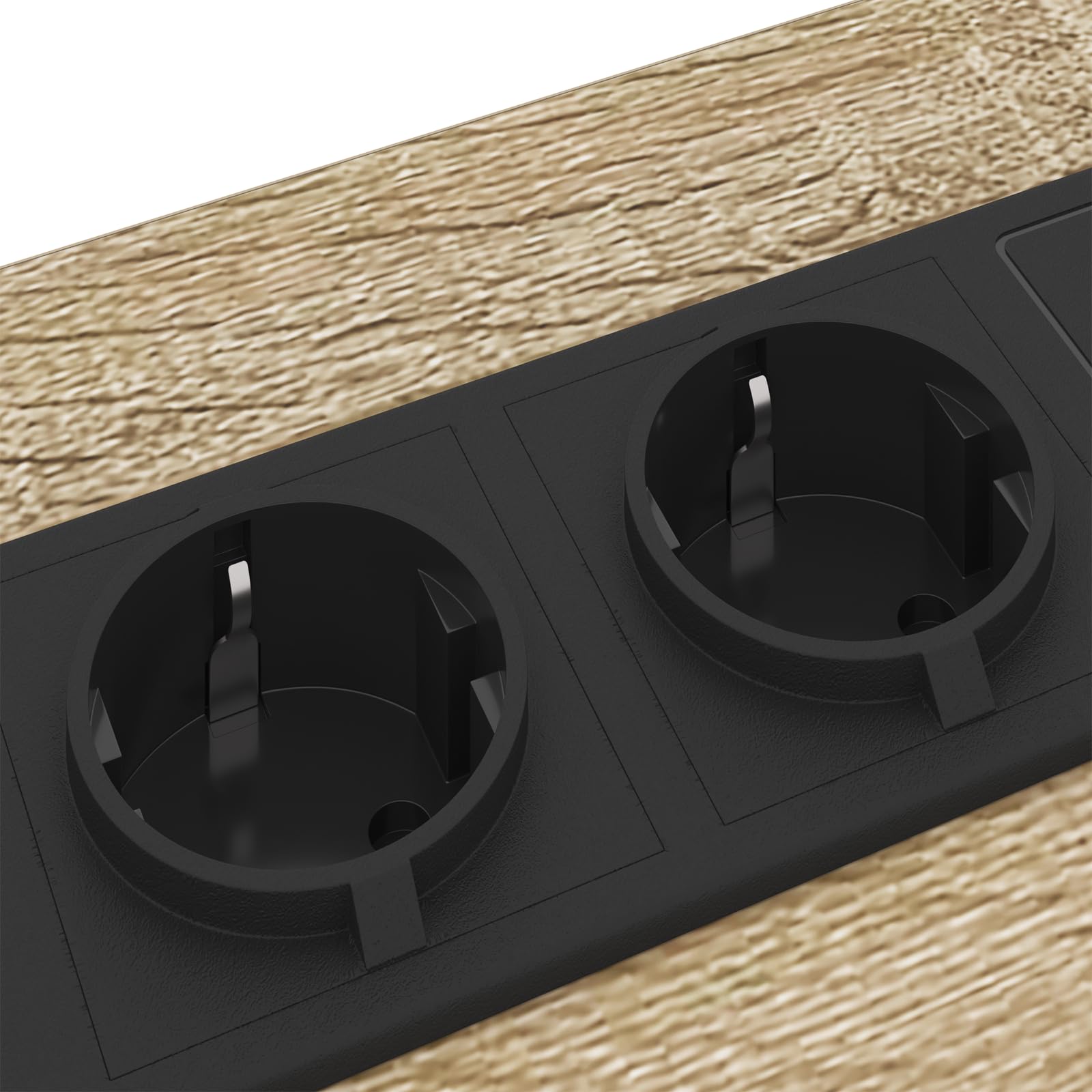 Moderner Nachttisch mit Schublade und Ladestation - Stylischer Beistelltisch aus hochwertigem MDF in dunklem Matt-Finish, ideal für Schlafzimmer und Gästezimmer