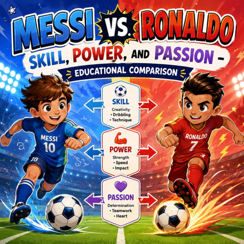 Messi vs. Ronaldo: Skill, Power, and Passion - Educational Comparison