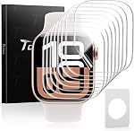 TOCOL 4 Protecteur d'écran Pack pour Apple Watch Ultra 3/2/1 49mm, [10X Army-Grade Shockproof], Protecteur d'écran en verre trempé iWatch Ultra 49mm, Anti-rayure, haute définition, clair