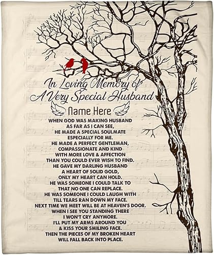 105Centuria Fakir Shop Piece of My Broken Heart Will Fall Back Into Place - Personalizar, manta, regalo conmemorativo, recuerdo, pérdida de familia,