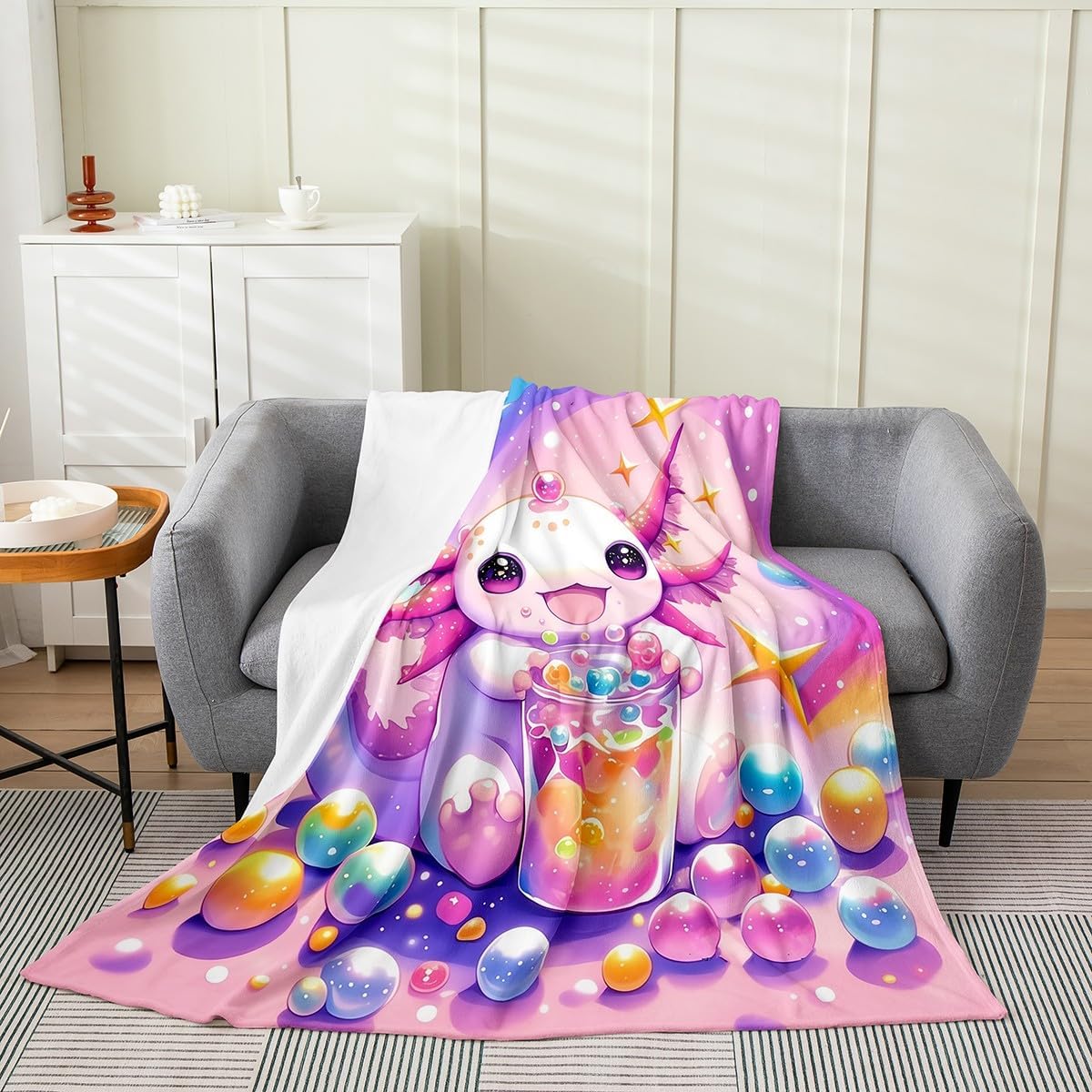 Cartoon Dog Paws Print Kids Flannel Blanket,Dog Side My Side Bed Blanket for Boys Girls,Kawaii Corgi Puppy Animal Pet Fleece Blanket,Black White Fuzzy Blanket,Queen Size (90 x 90 Inches)