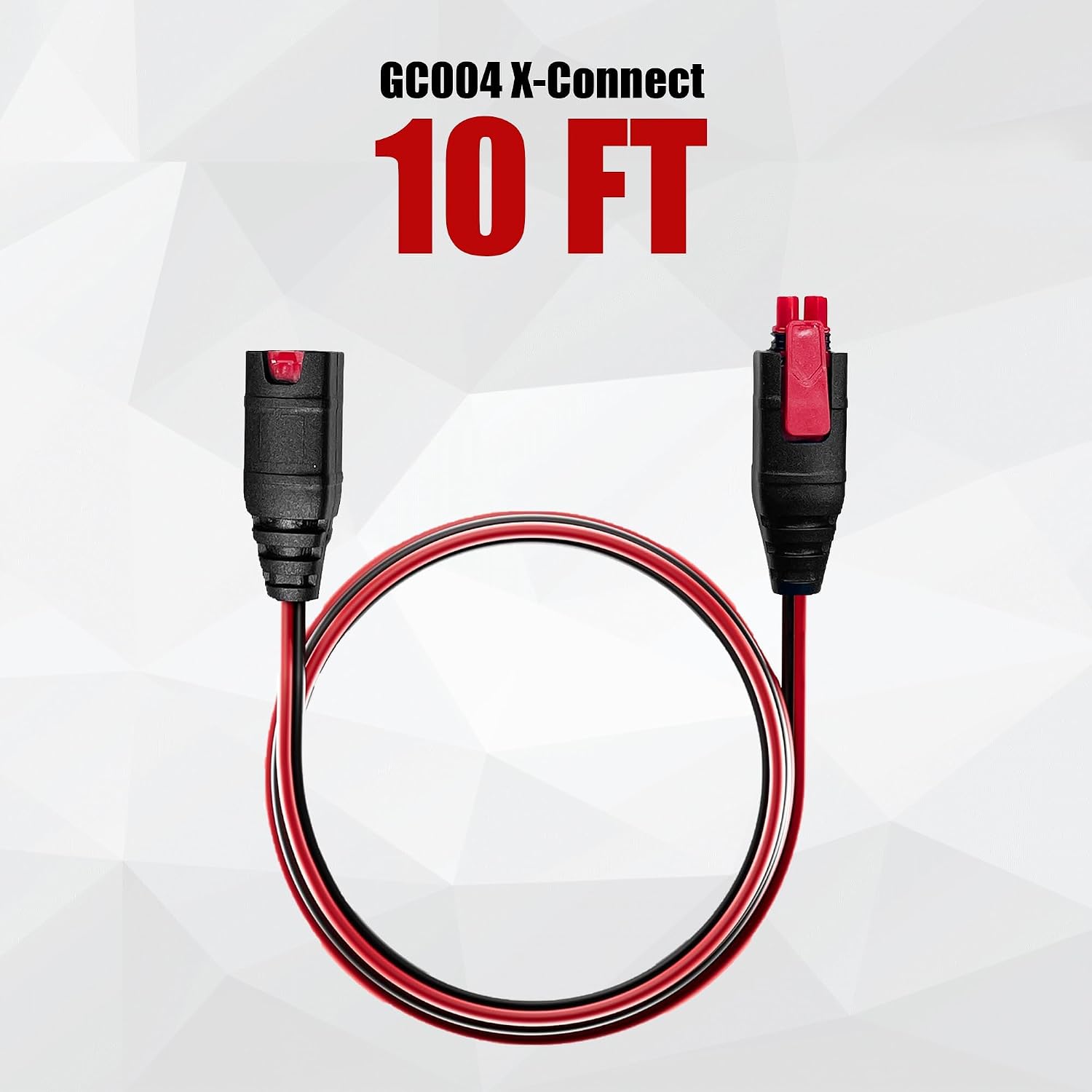 GC004 X-Connect 10-Foot Extension Cable Accessory, 10ft X-Connect Adapter Cord Wire Harness Cmpatible with Genius Smart Battery Chargers Replacement