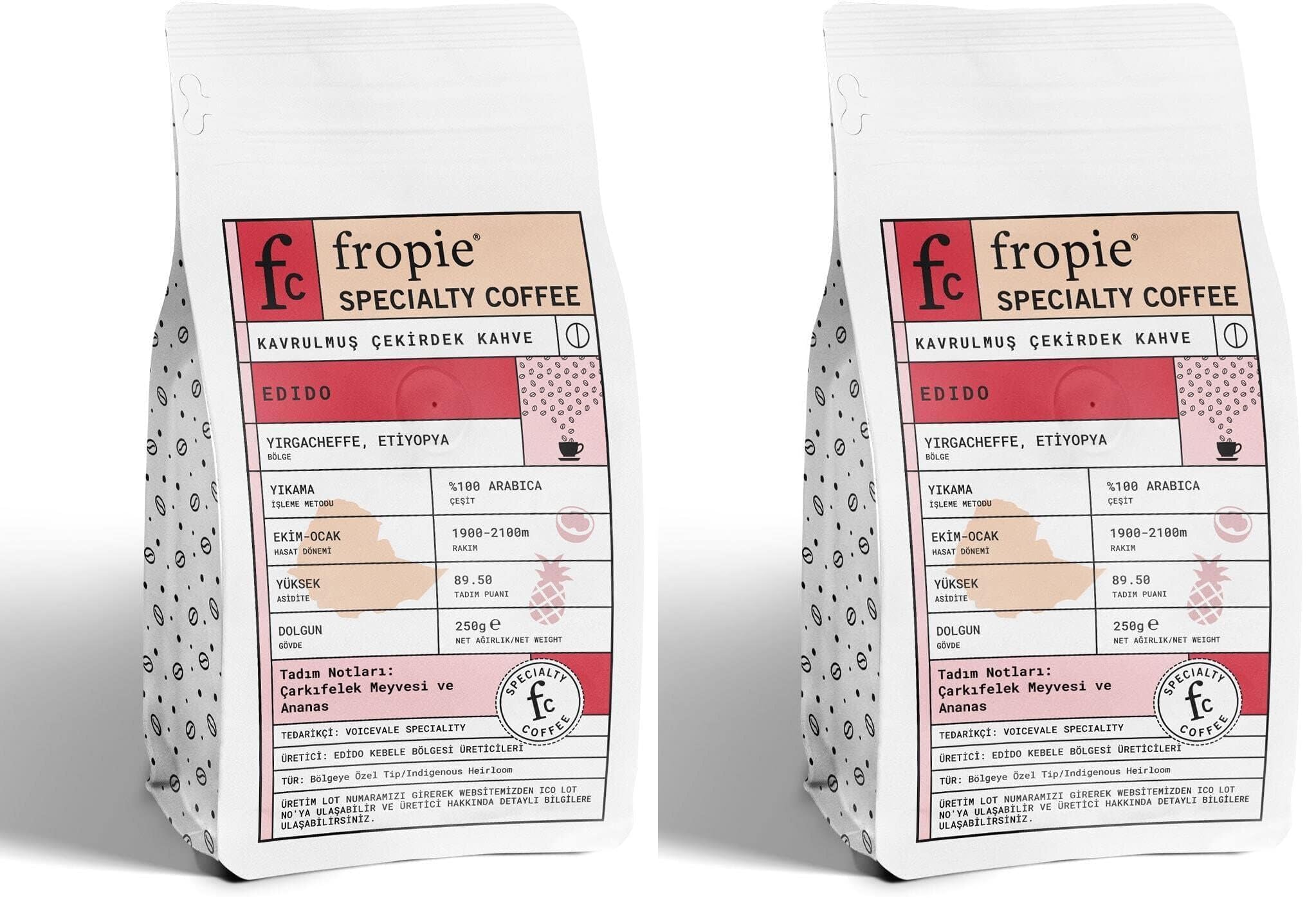 Fropie Kahve Etiyopya - Çekirdek 250 gr (2 paketi)