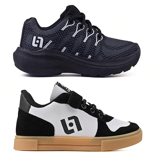 Kit Tênis Infantil Meninos Casual Botinha Jogger Escola