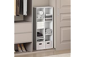 Furinno Reed 7-Cube Open Shelf, The Ideal Storage Solution
