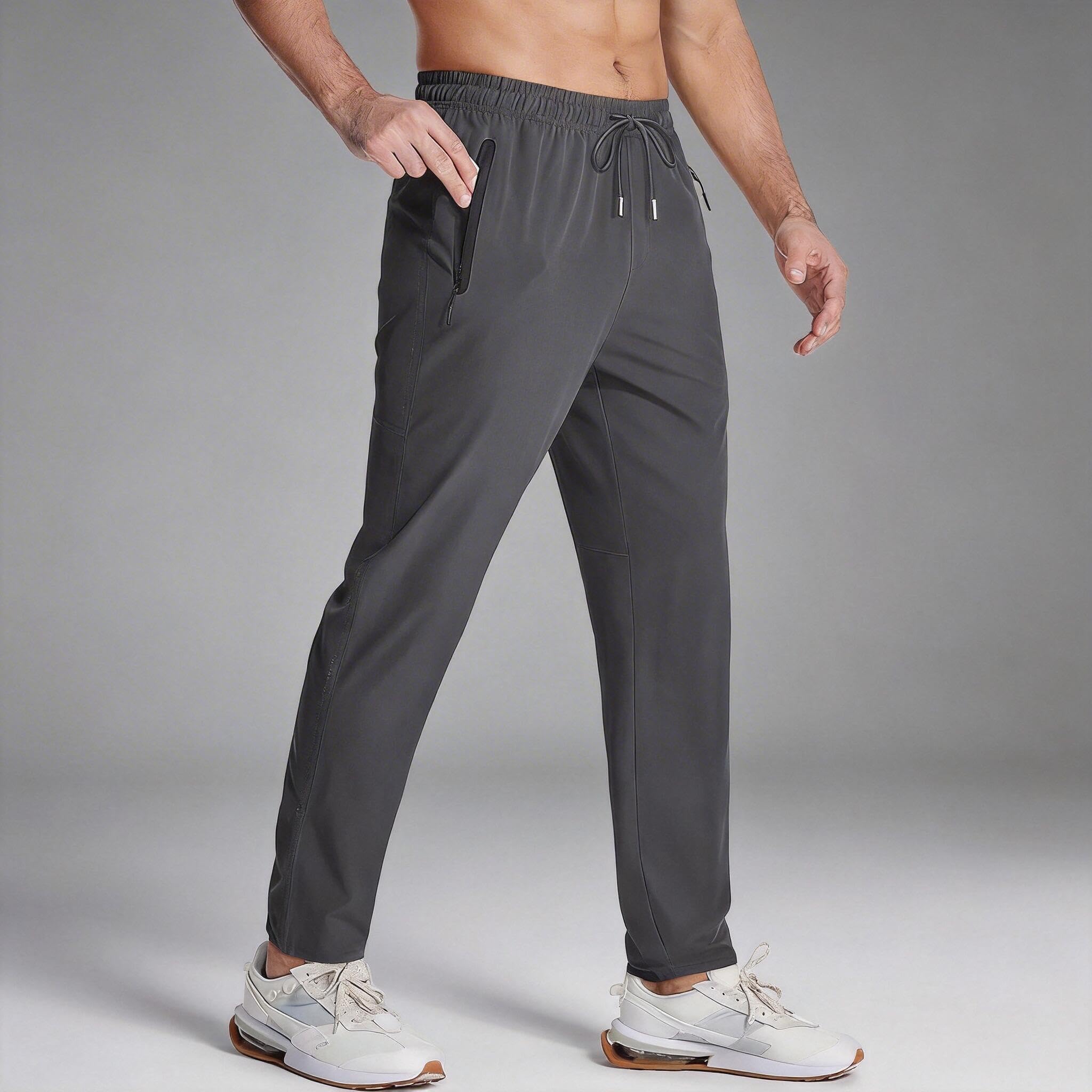 Pantalones deportivos ligeros de secado rápido para hombre, para correr, gimnasio, trotar — view 5