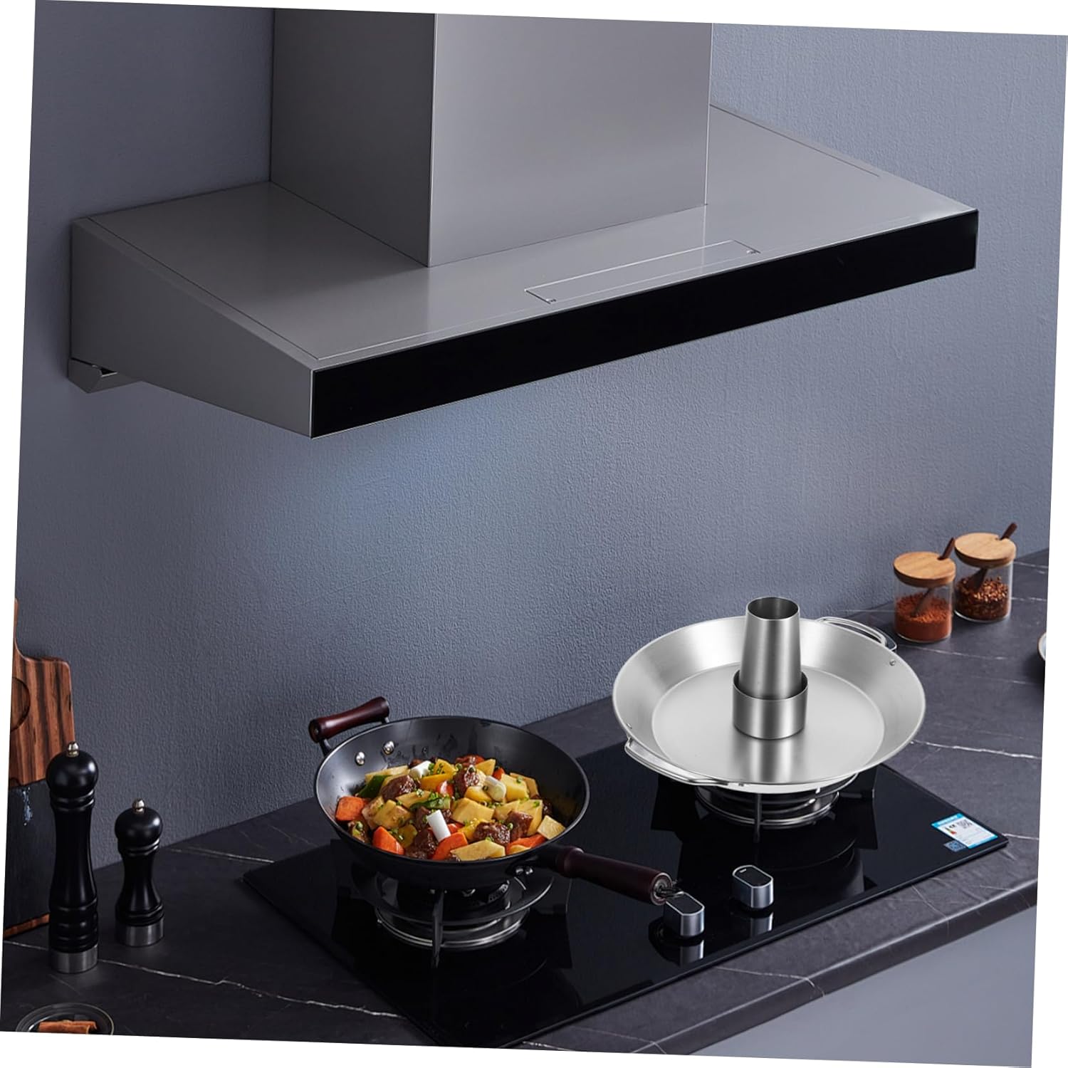 Alipis Vertical Roaster Holder Chicken Roaster Rack Stand Grill Rack for Oven