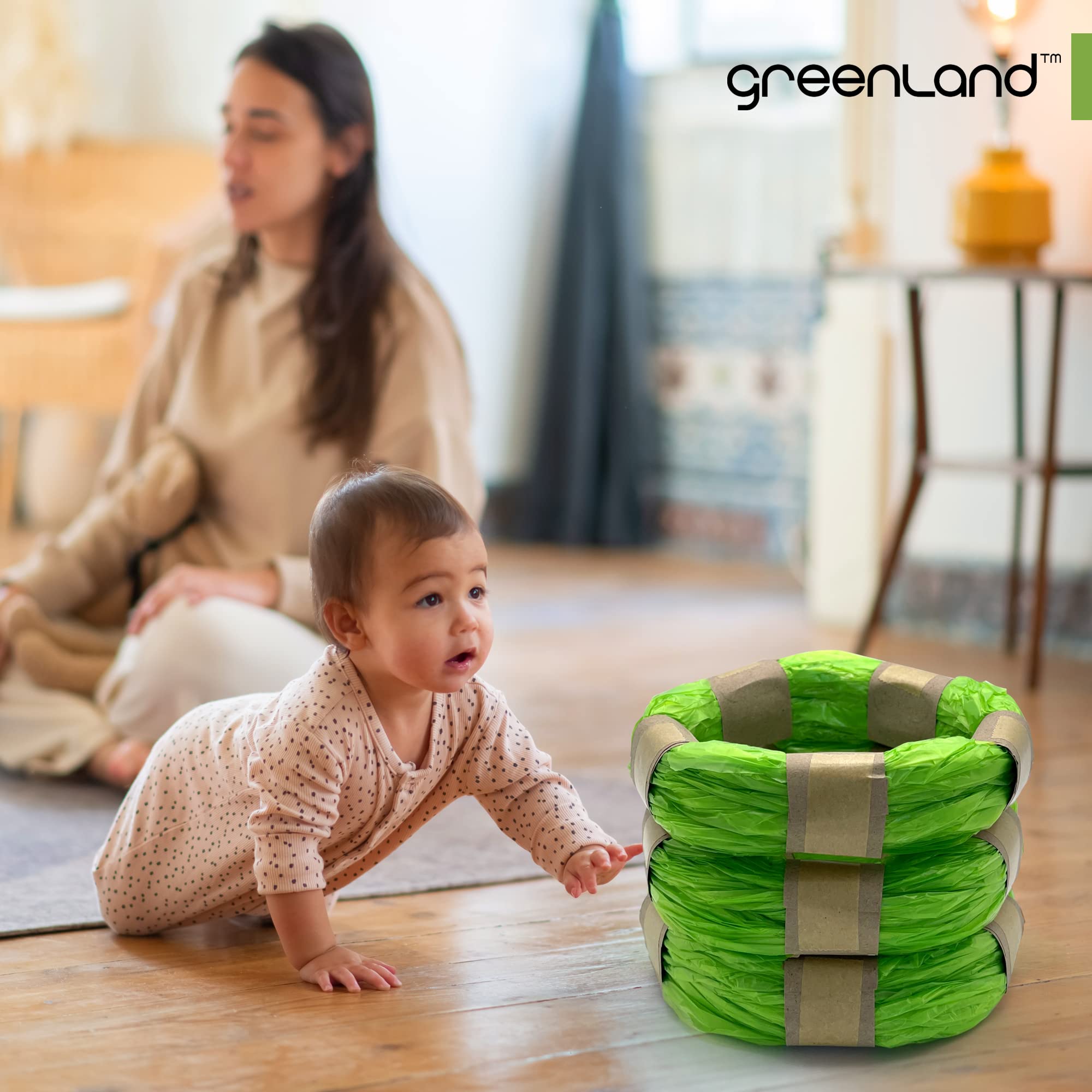 Greenland Anneaux de Recharge Tommee Tippee Twist & Click Simplee Sangenic Lot de 6
