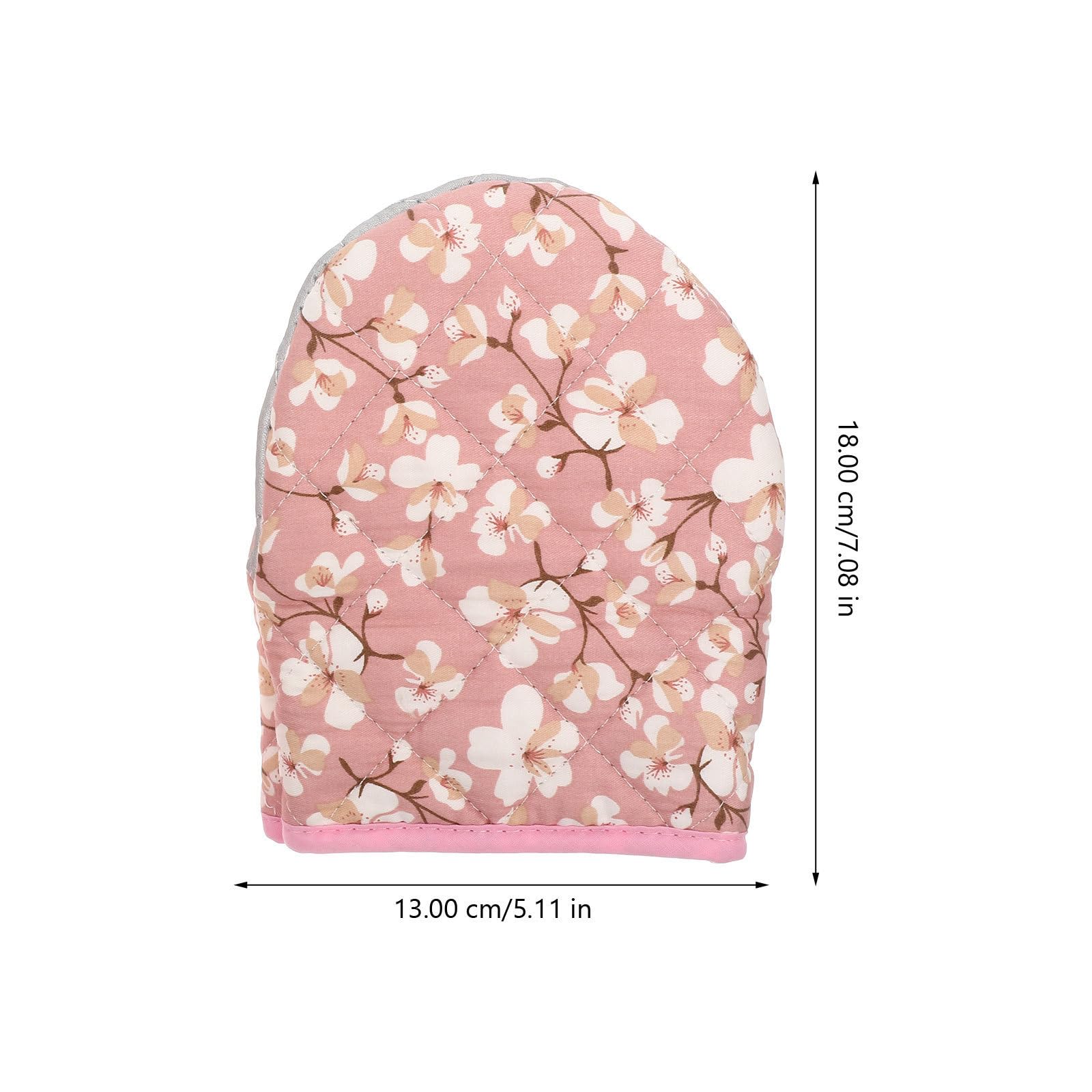 Didiseaon 10 Pezzi Guanto da Forno Cucina Termico in Cotone Rosa | Isolamento Termico, Resistente al Calore, Facile da Riporre, per Forno e Griglia, Stile Giapponese