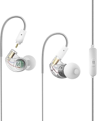 MEE audio Auriculares intrauditivos M6 VR para juegos con cable corto para Oculus Quest 2 y otros auriculares VR + cable de micrófono para PS5,