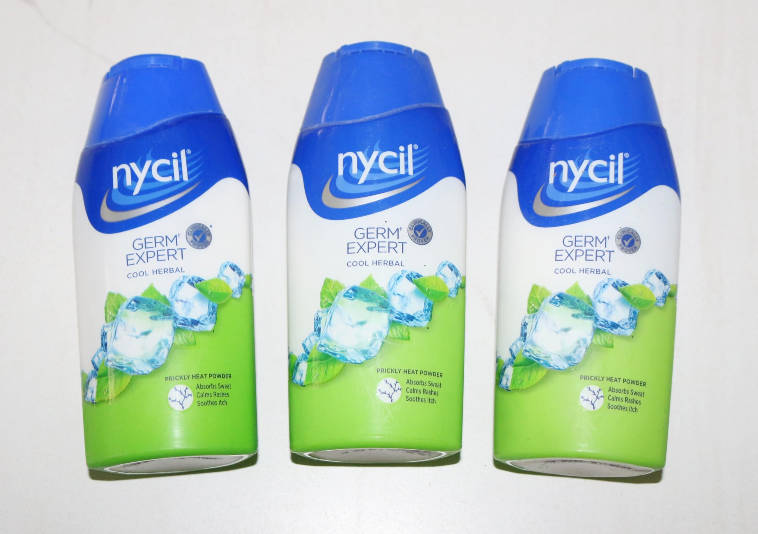 Generic 3 x Nycil Cool Herbal Talcum Powder - 50g