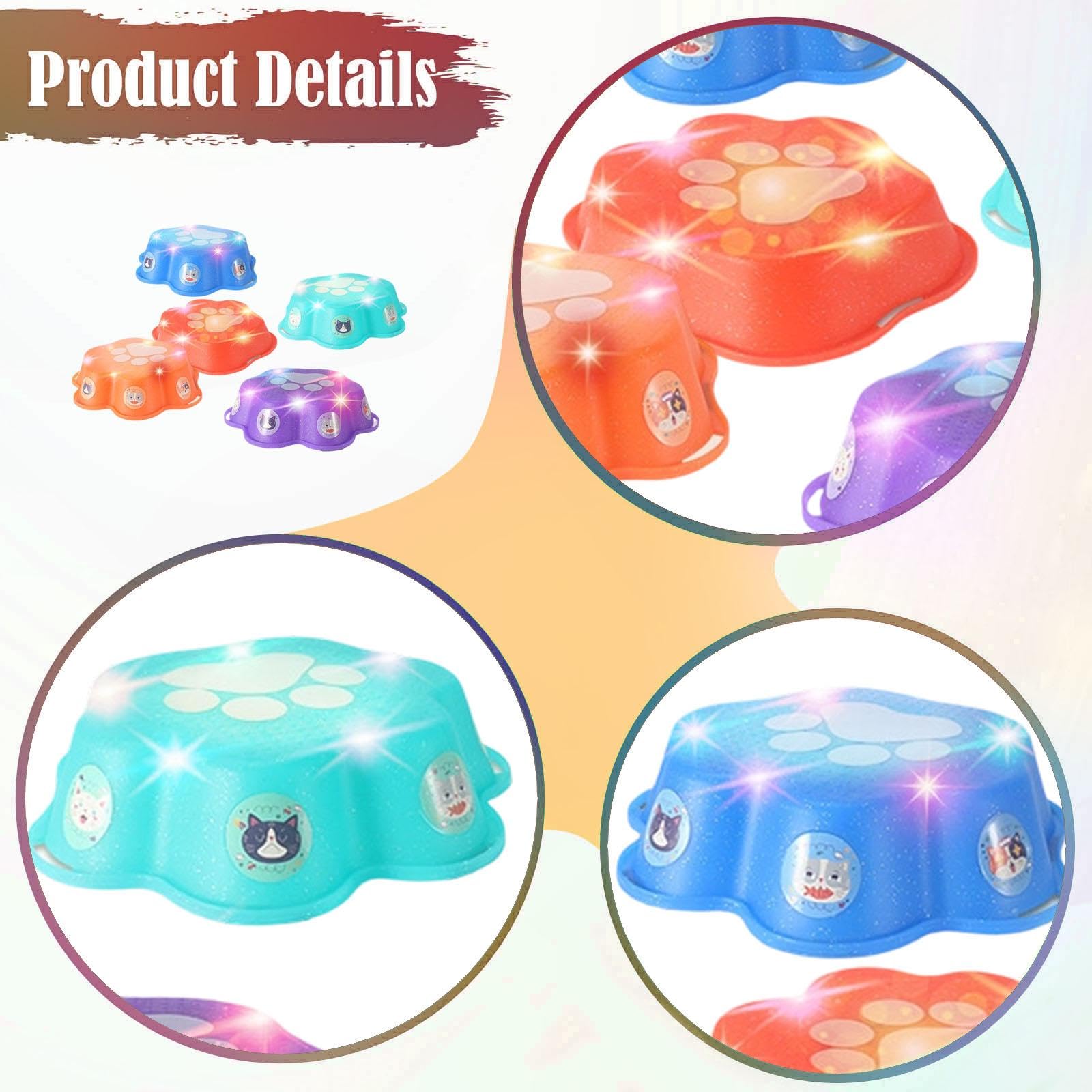 Piedras de Equilibrio para niños, Juguetes sensoriales, Coloridas Piedras de Equilibrio para de obstáculos, 5 Uds.