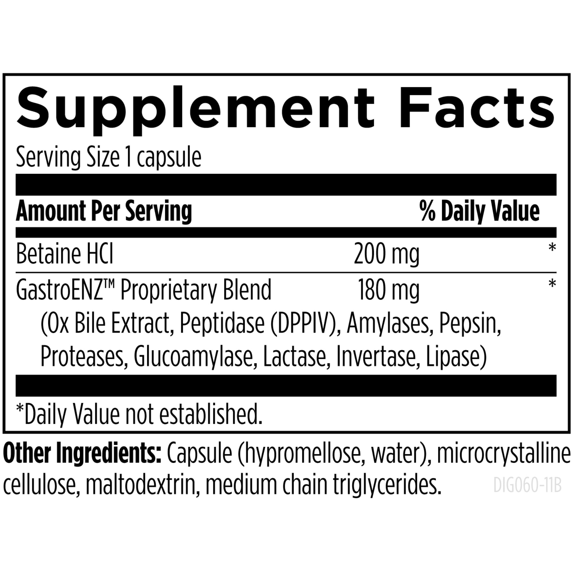 Designs for Health Digestzymes, Gas & Bloating Relief, 60 Capsules — Amazon image 5