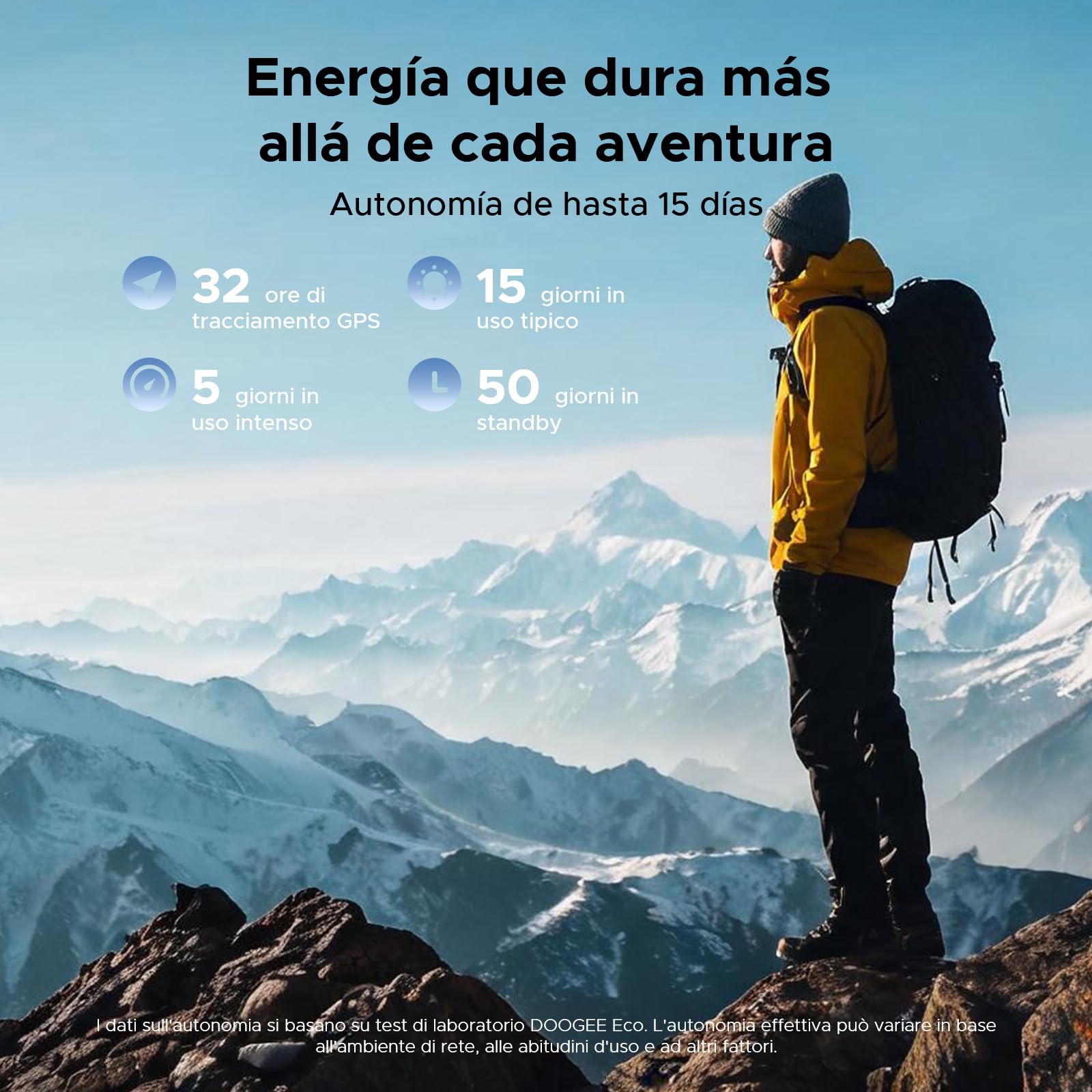 ANYMOVINGM1PRO Smartwatch Hombre y Mujer, GPS Doble Banda L1+L5, 30 Días Autonomía, 1.5" AMOLED 1000 Nits, GPX Offline y Trackback, VitalCore AI, 170+ Modos, 5ATM Reloj Deportivo Hombre