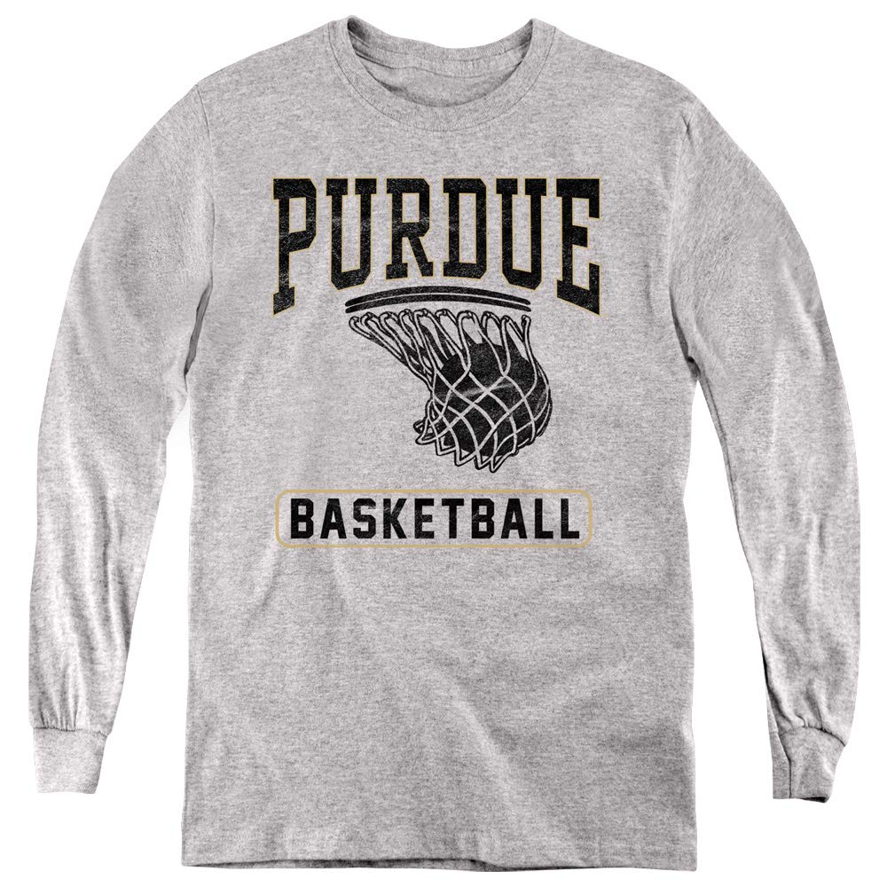Purdue University Official Basketball Hoops Youth Long Sleeve T Shirt