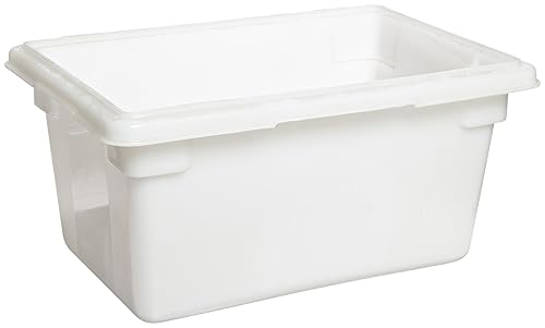 Caja Rubbermaid para guardar alimentos, blanca y de 12 pulgadas x 18 pulgadas, Blanco, 1
