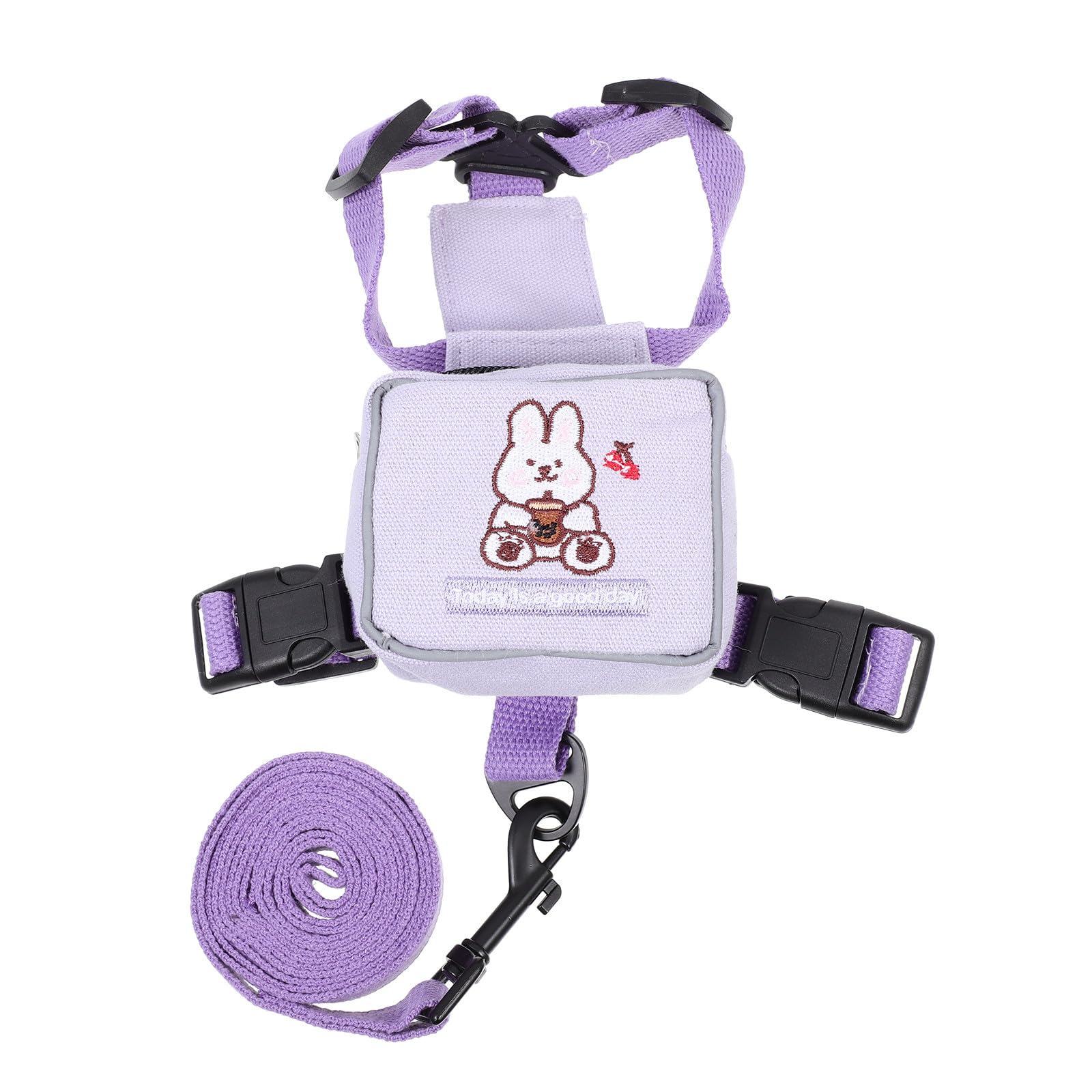 Arnés tipo mochila para perros de 1.5-3.5 kg KOCKSHION con correa larga de poliéster