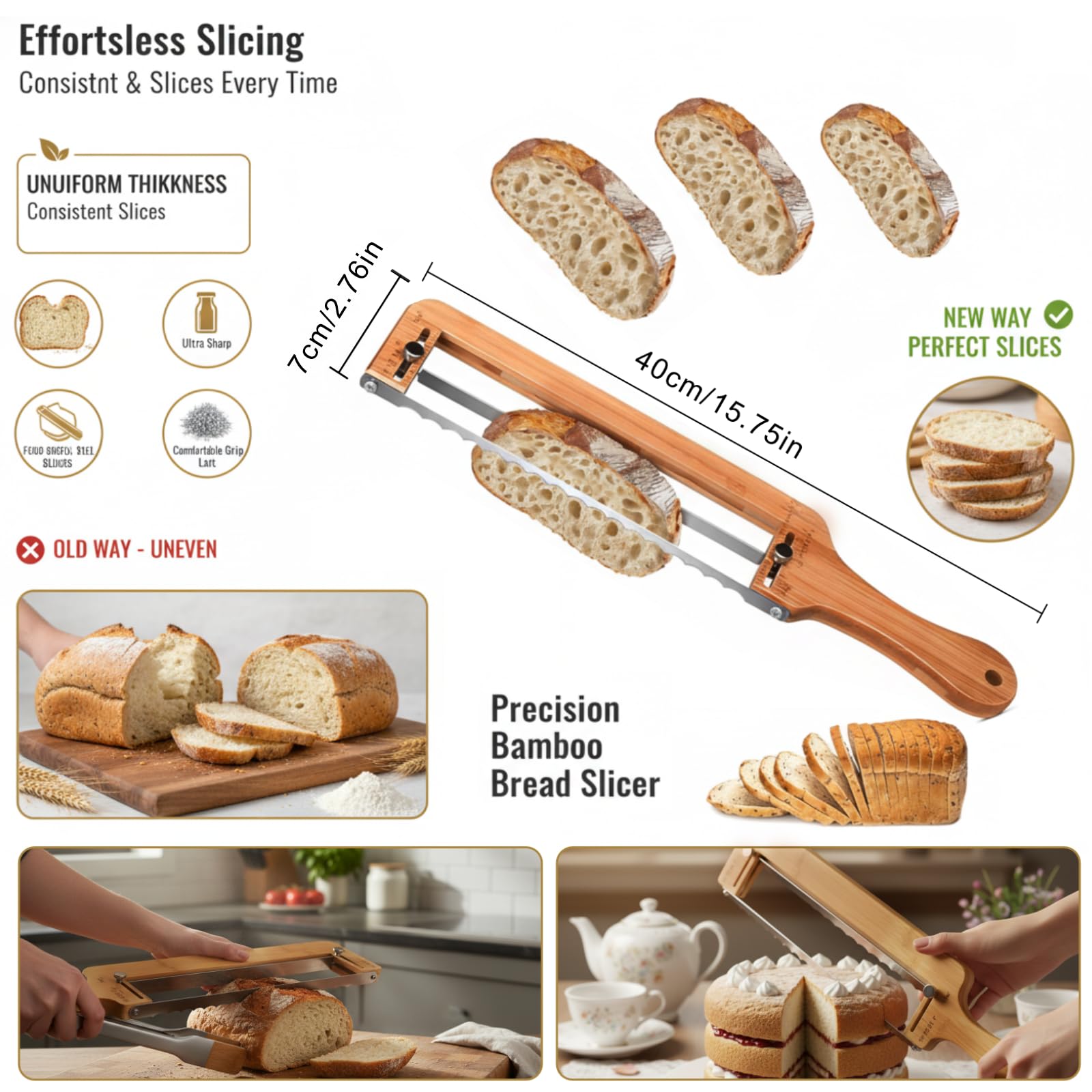 Adjustable Bread Knife - Slice Like a Pro -7 Adjustable Bread Knife - Slice Like a Pro -7