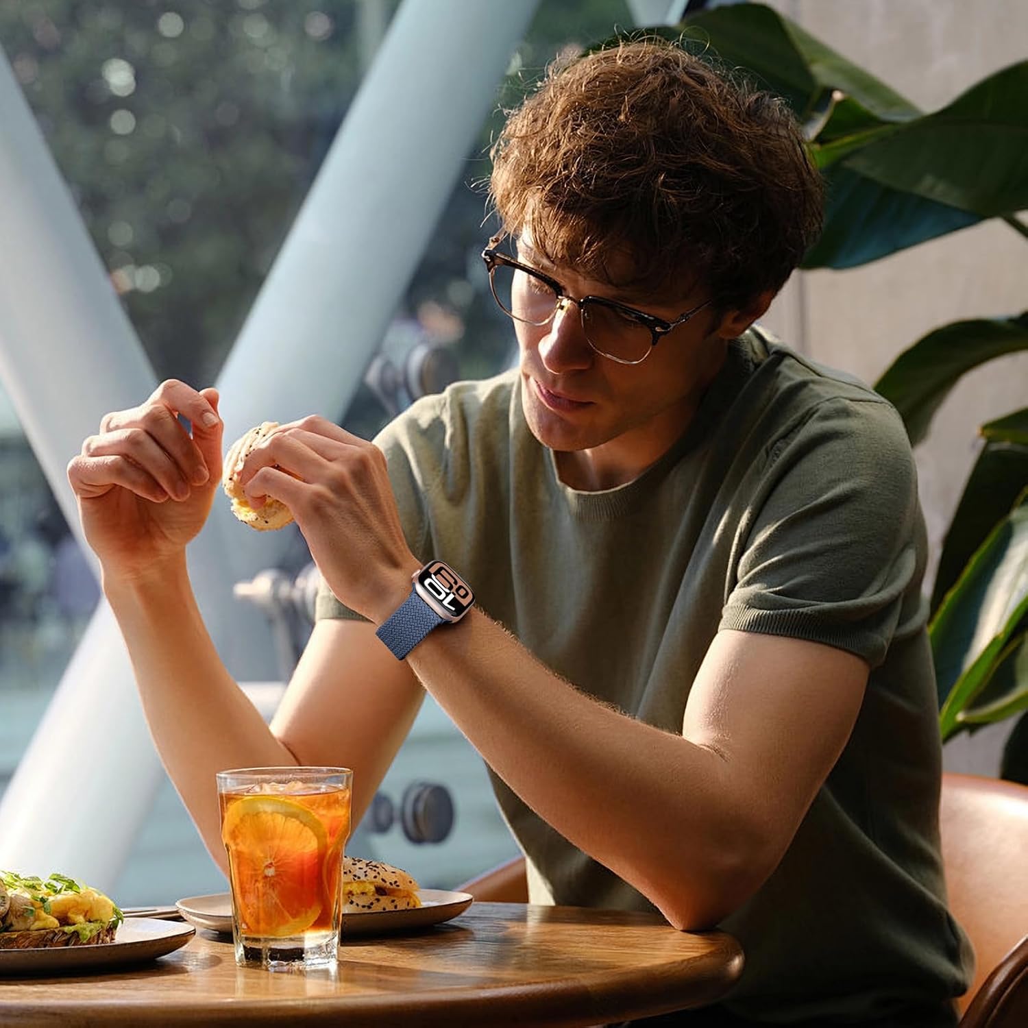 Braided Solo Loop for Apple Watch Ultra 3/2 Bands 49mm 46mm 45mm 44mm 42mm Men/Women,Parachute Buckle Stretchy Elastic Nylon Sport Strap Wristband for iWatch Bands Series 11 10 9 8 7 6 5 4 3 SE3/2 - Image 6