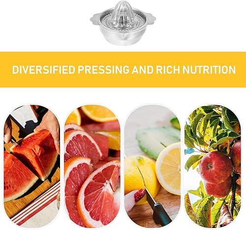 Miniatura 8 de GALPADA Stainless Steel Manual Lemon Squeezer Citrus Juicer Hand Press Fruit Juice Extractor 304 Food-grade Portable Tool for Kitchen and Travel Use
