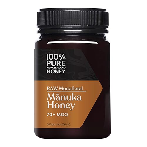Miniatura 8 de Manuka Honey New Zealand - MGO 50+ Miel multifloral de Mênuka, 100% pura de Nueva Zelanda cruda de Mênuka de Nueva Zelanda, 17.6 onzas (17.64oz)