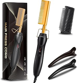 Hot Comb Hair Straightener 2 in 1