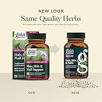 Vista 6 de Gaia Herbs Cabello, piel y uñas - Suplemento para apoyar la salud saludable de la piel, el cabello y las uñas* - Astaxantina, cola de caballo, gotu