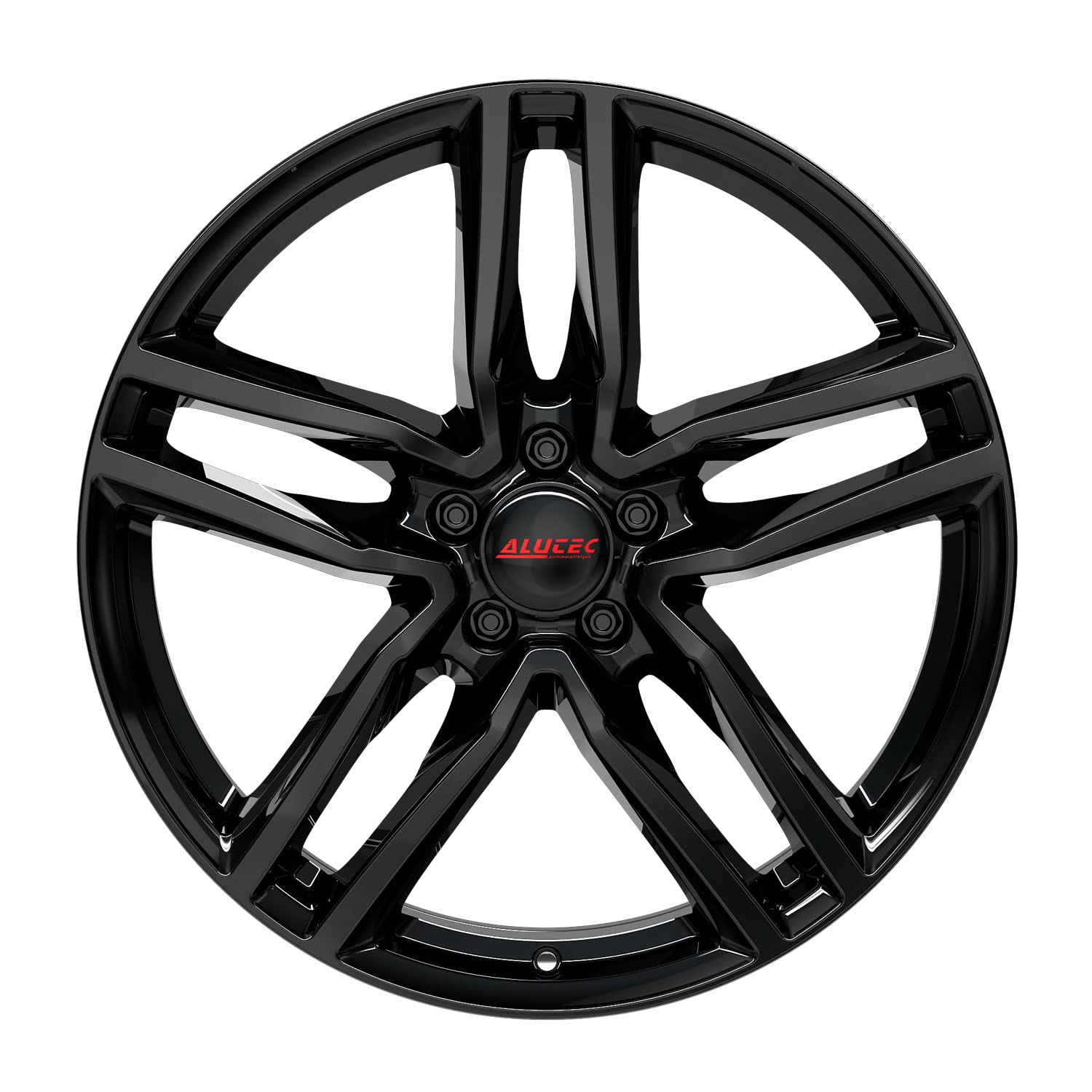 4 x Alutec felgi Ikenu 8.0Jx18 ET45 5 x 108 cm, diamentowo-czarne, kompatybilne z Peugeot 3008 3008 Hybrid 308 407 5008 508 607 Partner