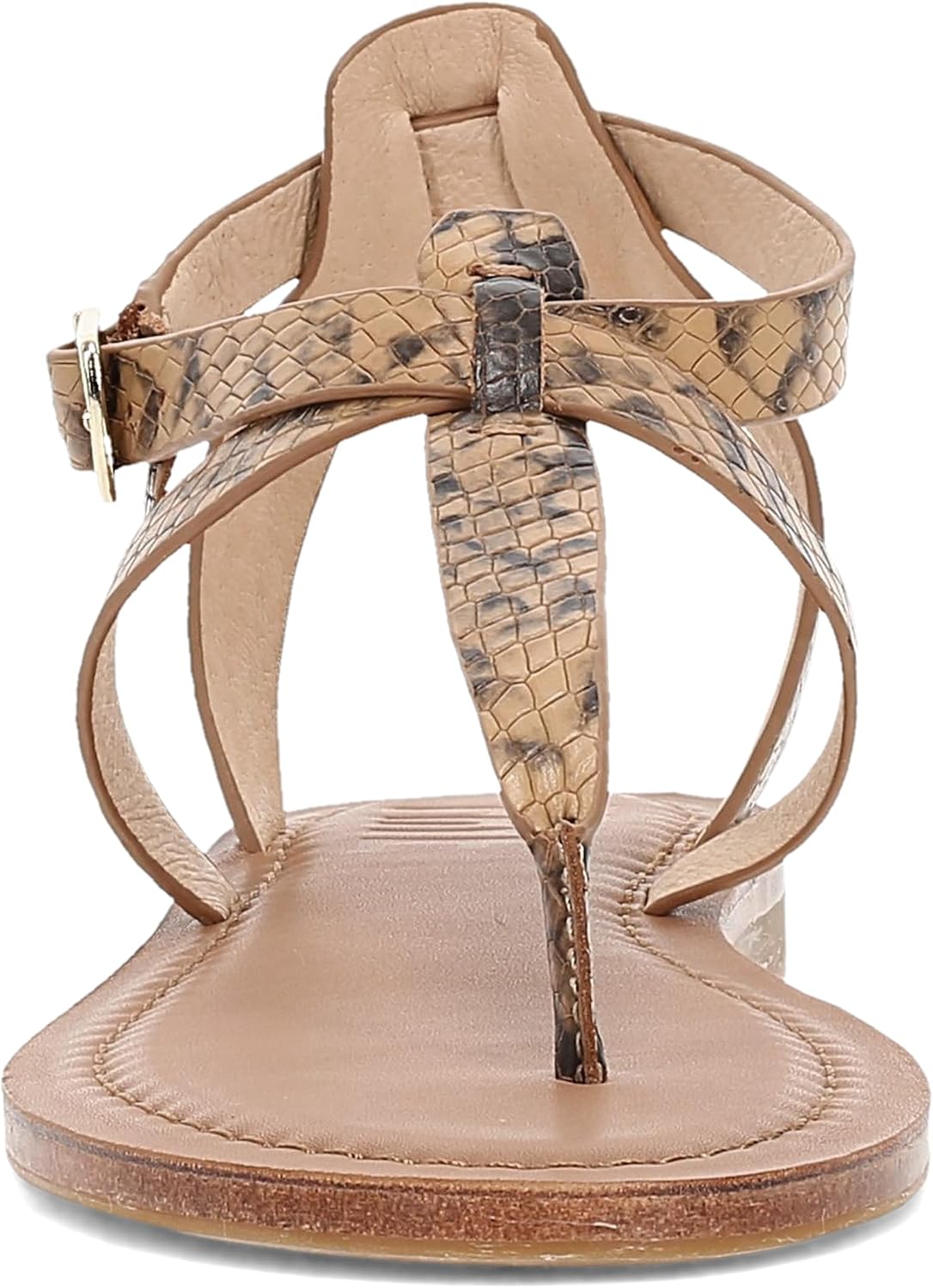 Frye Taylor Women's Sandals - Full-Grain Leather & Adjustable Ankle Strap - Padded Footbed with Low Heel - Flexible Outsole Flat Sandals - Lightweight Rubber Outsole for Flexibility