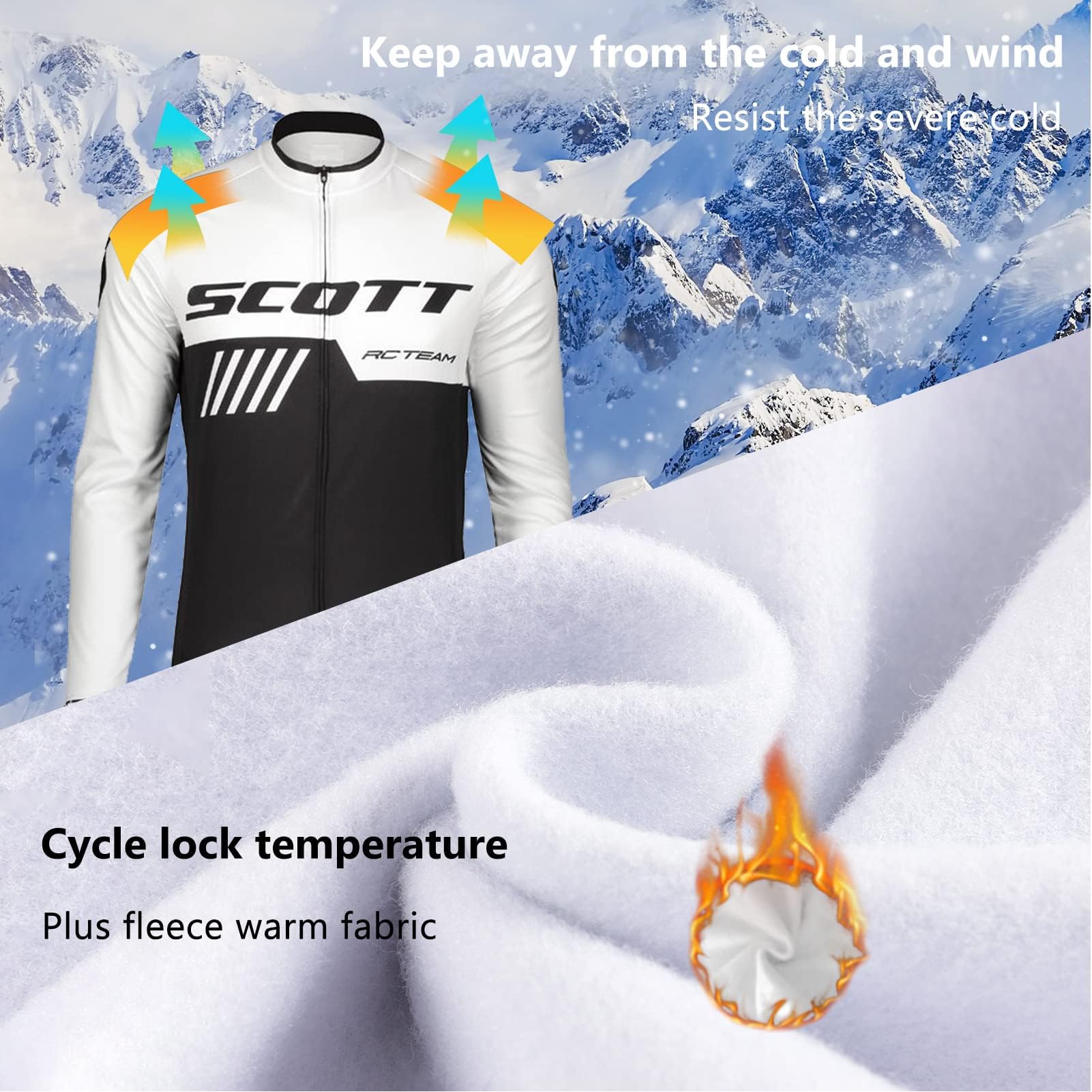 Abbigliamento Ciclismo Uomo Invernale In Pile Completo Ciclismo Maglia Tuta Bicicletta Termico Uomo Pantaloni Imbottiti Con 3D Gel Traspirante Sportivo