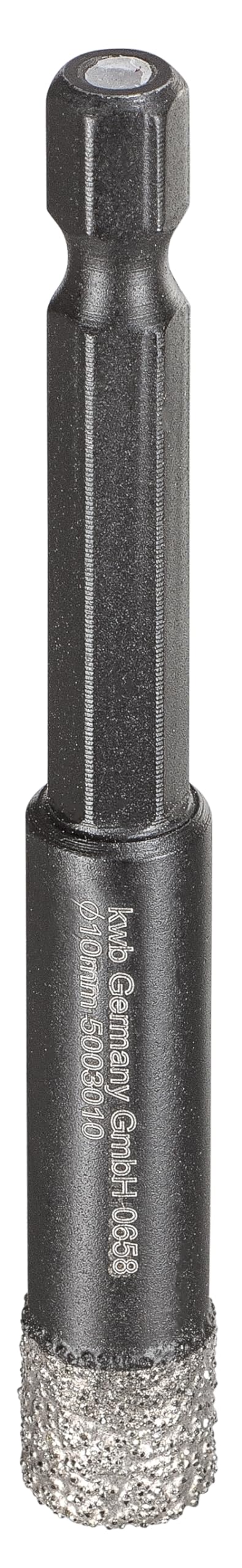 kwb - Corona diamante Hex 10mm porcelanico