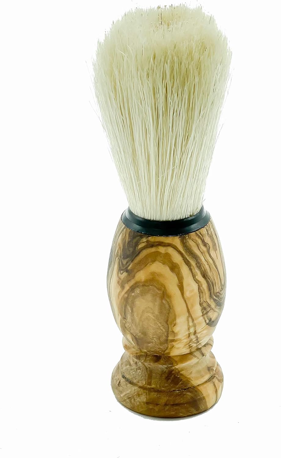 THERUSTICDISH Traditional Handcrafted Olive Wood Shaving Brush BigaMart