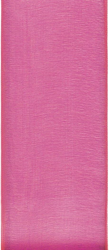 Offray Lady Chiffon Sheer Craft Ribbon, 1-1/2-Inch Wide by 50-Yard Spool, Kiwi