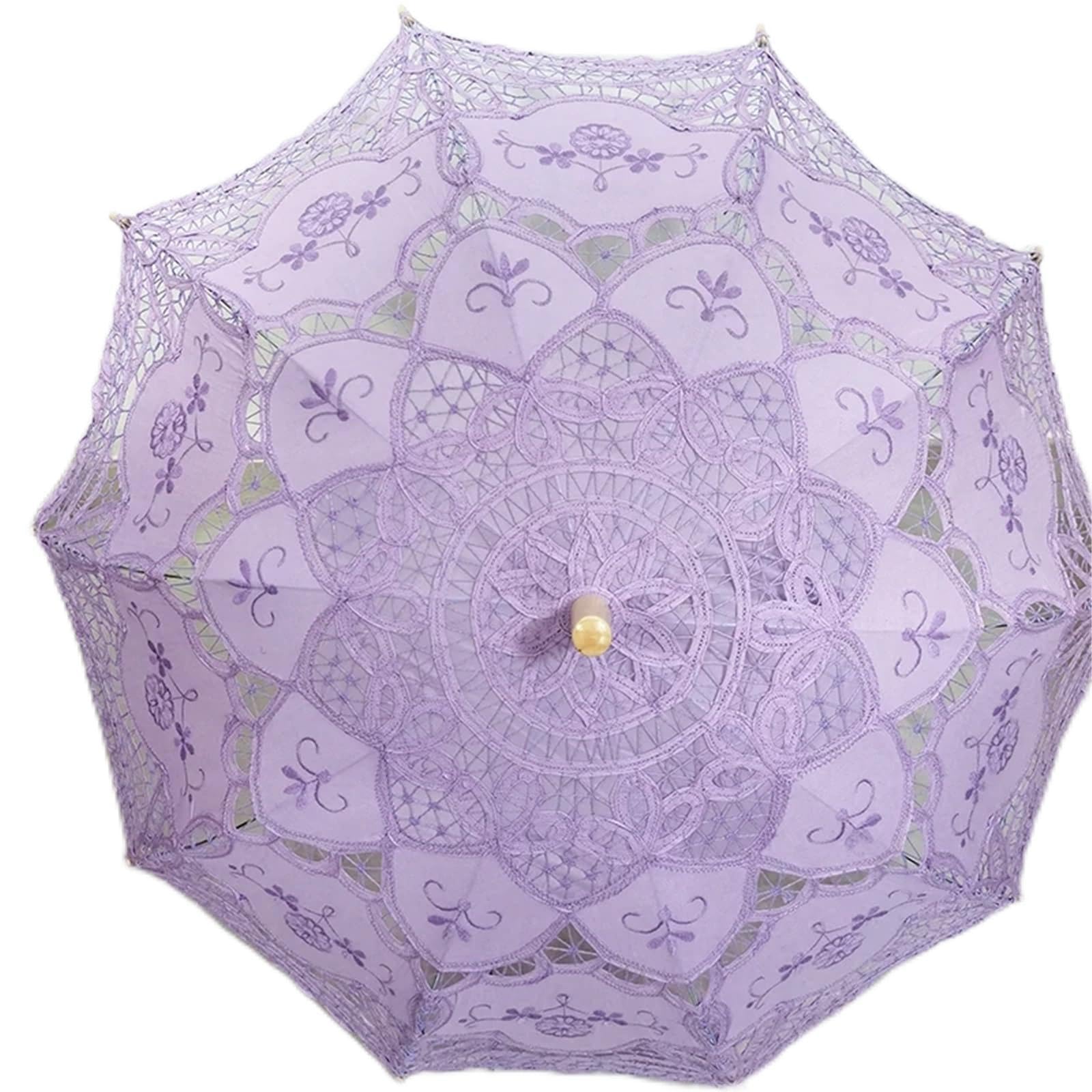 Koronkowy parasol ślubny Prezent dla gości weselnych Na świeżym powietrzu, ręcznie robione, z pełnej bawełny, koronkowe parasole Parasol panny młodej na zdjęcie imprezowe