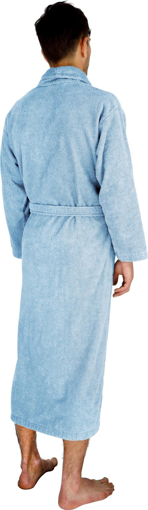 normani Luxus Bademantel | Saunamantel Flee 450 g/sm aus 100% Baumwolle für Damen und Herren in XS-8XL