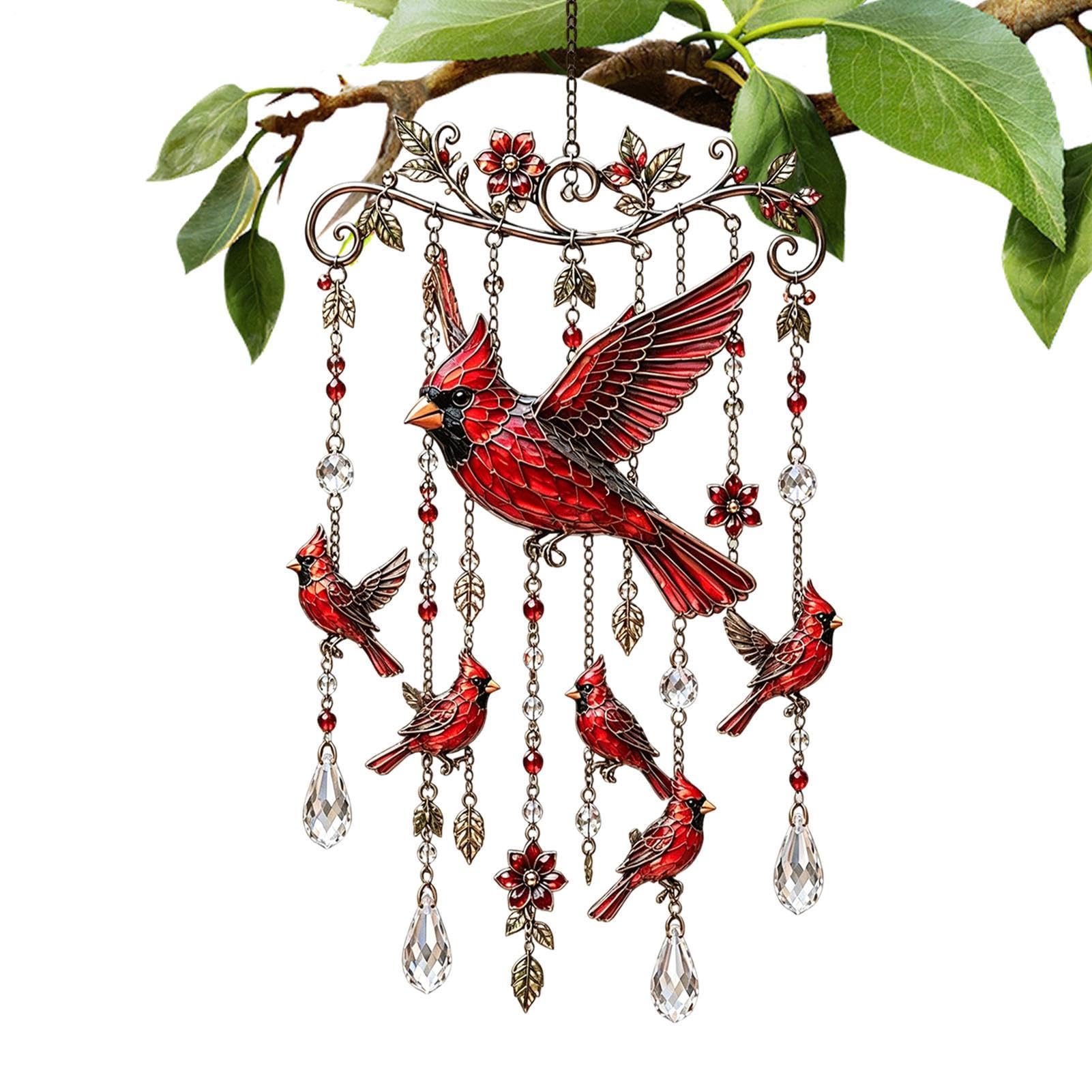 Carillon éolien oiseau pour extérieur pour embellir un porche ou balcon triste